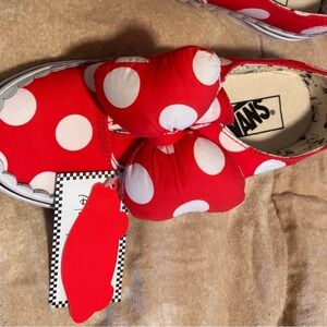 Disney Red and White Polka Dot Vans